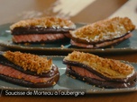 Petits Plats en équilibre - Saucisse de morteau à l'aubergine