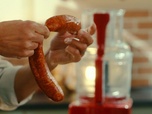 Petits Plats en équilibre - Saucisse de Montbéliard pochée et purée de fenouil au parmesan